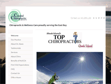 Tablet Screenshot of coastalchiropracticgroup.com